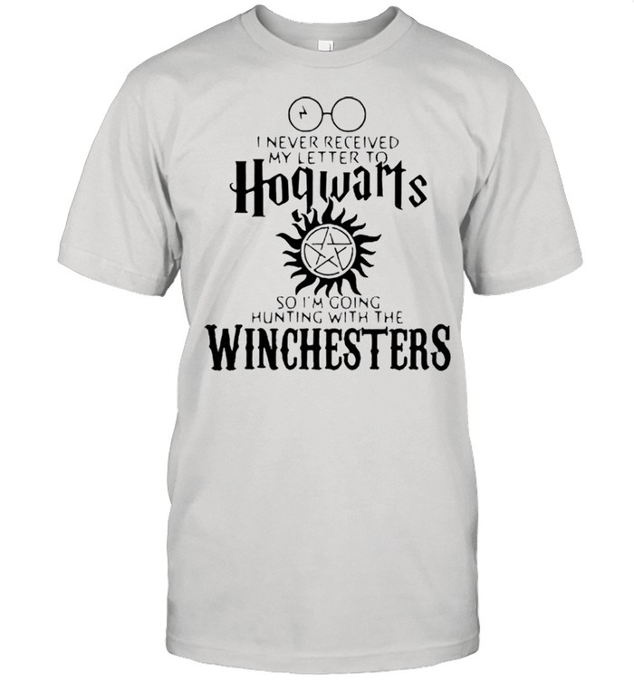 I never received my letter to Hogwarts so Im going hunting with the Winchesters shirt Classic Men's T-shirt