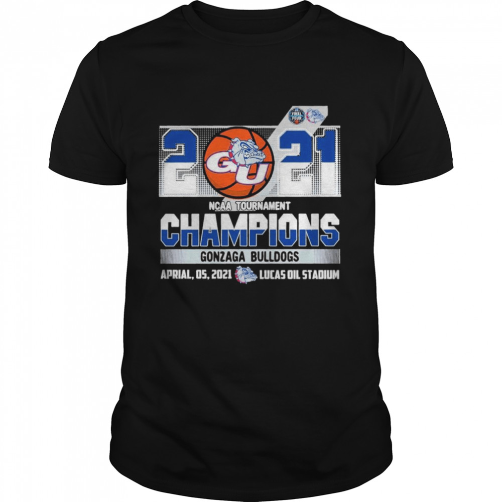 2021 NCAA Tournament Champions Gonzaga Bulldogs Team Basketball shirt