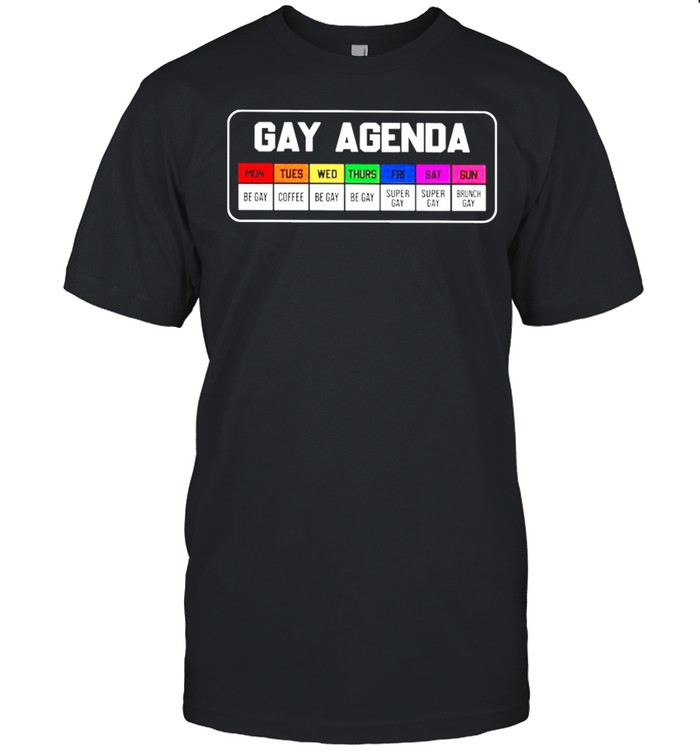 Lgbt gay agenda week shirt Classic Men's T-shirt