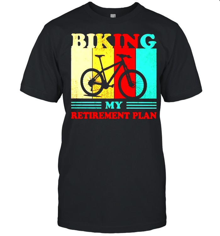 Biking my retirement plan vintage shirt Classic Men's T-shirt