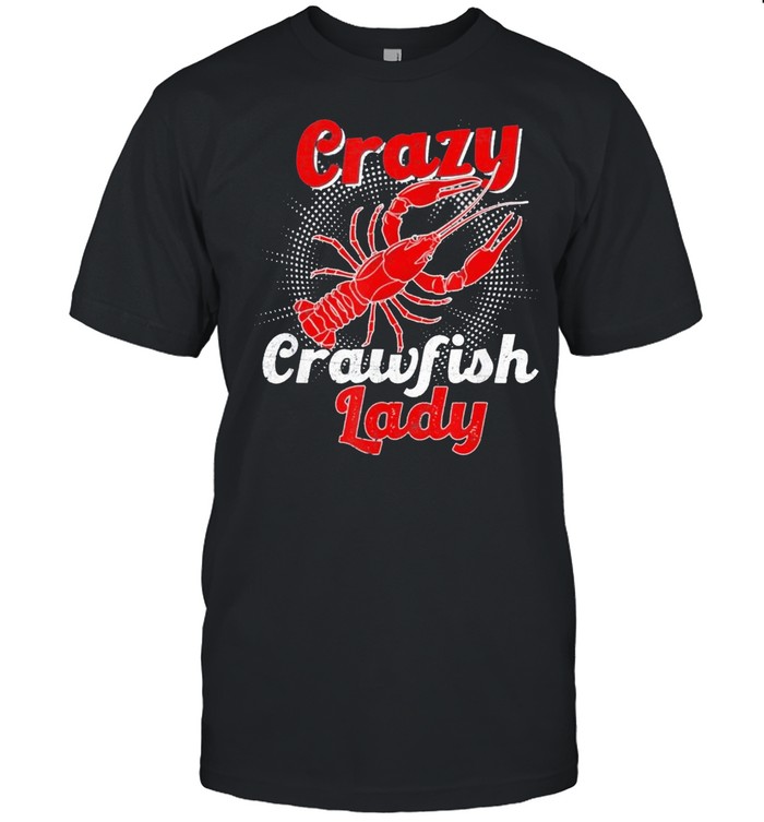 Crazy crawfish lady mothers shirt Classic Men's T-shirt