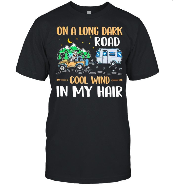 On a long dark road cool wind in my hair shirt Classic Men's T-shirt