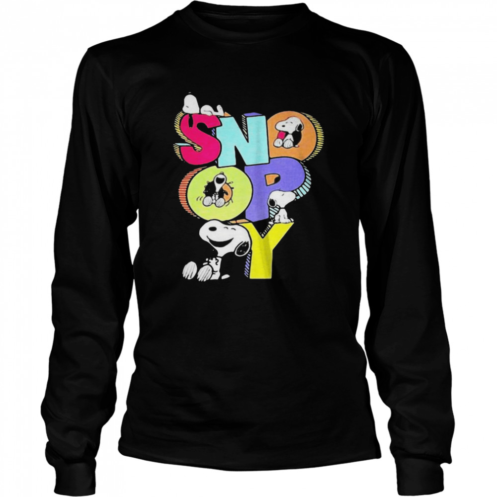 Snoopy Cute Long Sleeved T-shirt