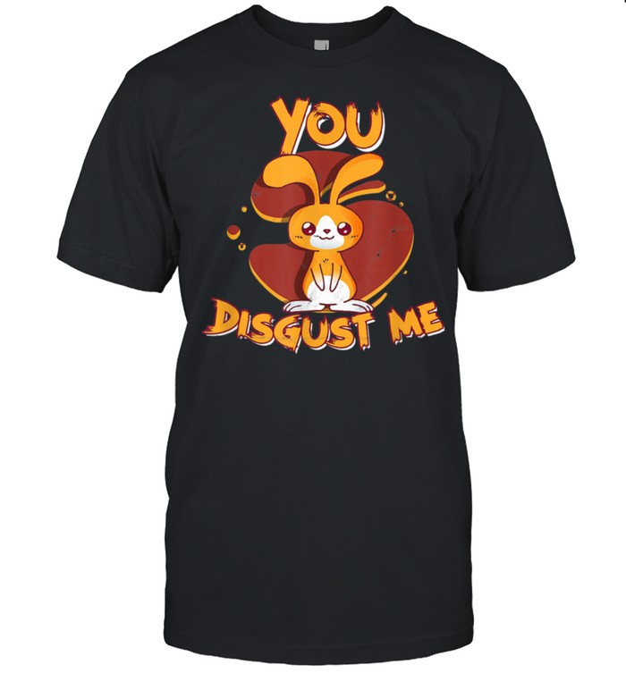 You Disgust Me Kawaii Pastel Goth Bunny shirt Classic Men's T-shirt