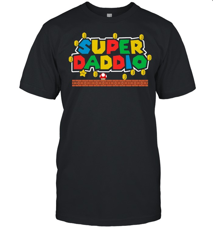 Super Mario Super Daddio Happy Father’s Day 2021 shirt Classic Men's T-shirt