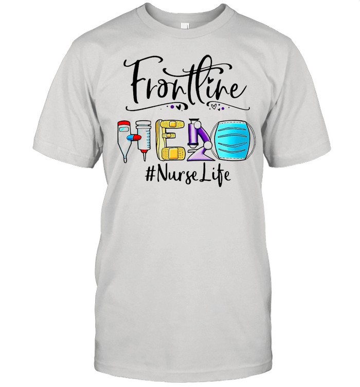 Frontline Hero Face Mask Nurse Life T-shirt Classic Men's T-shirt