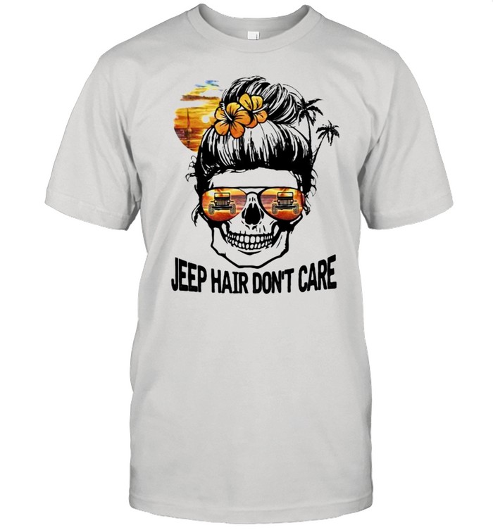 Jeep Hair Don’t Care Skull  Classic Men's T-shirt