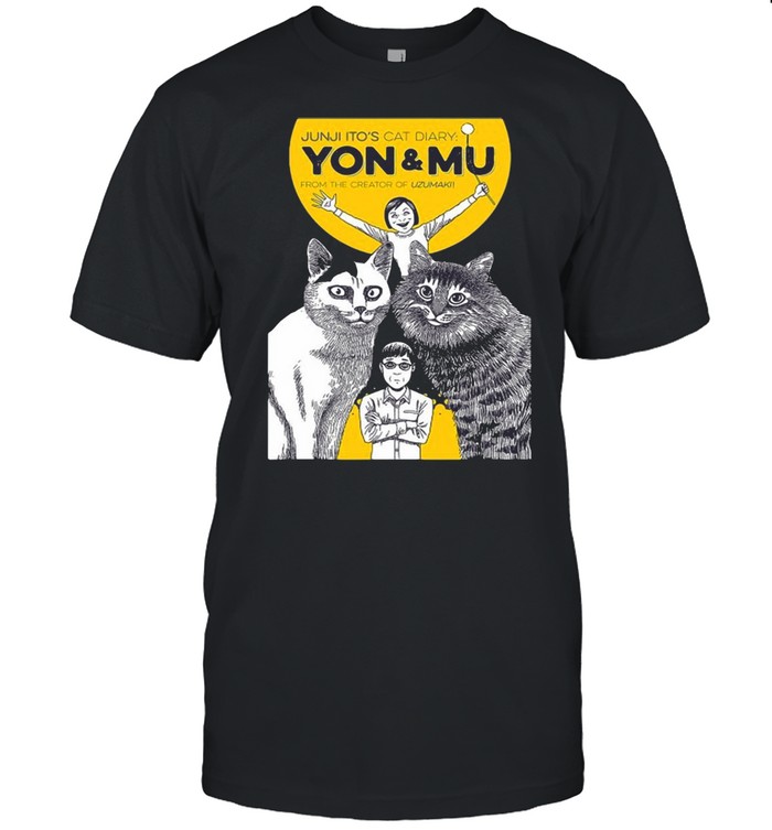 Junji Ito’s Cat Diary Yon And Mu English Cover T-shirt Classic Men's T-shirt
