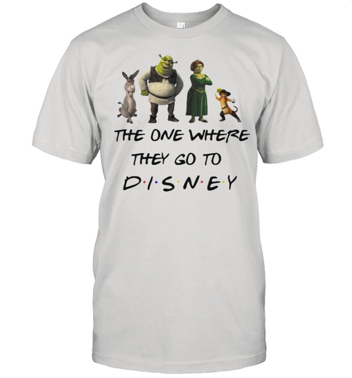 The One Where They Go To Disney Shrek Movie  Classic Men's T-shirt