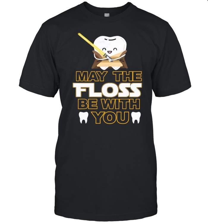 Star Wars Tooth May The Floss Be With You shirt Classic Men's T-shirt