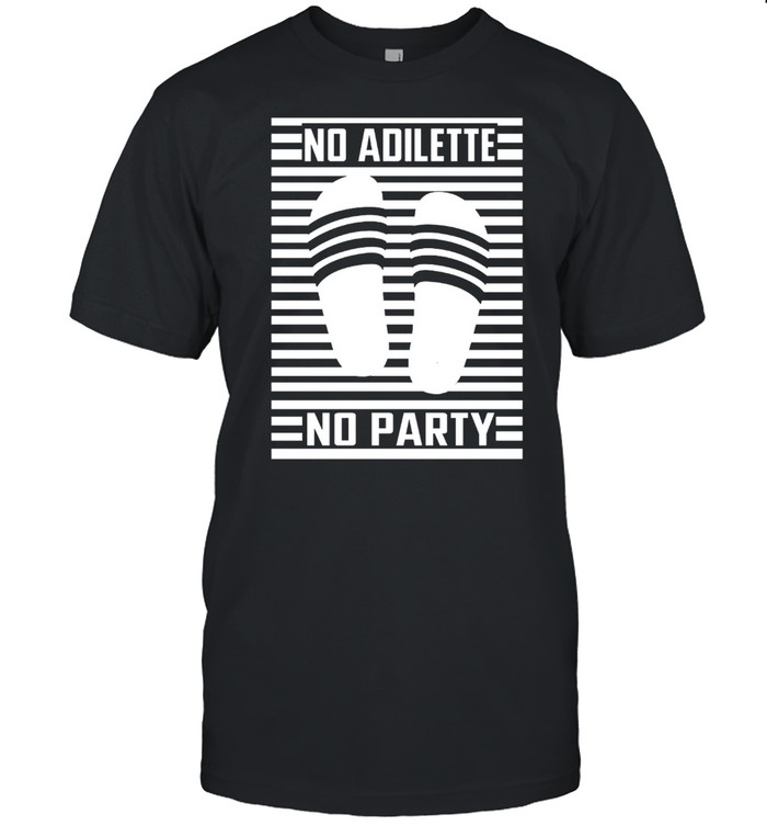 No Adilette No Party T-shirt Classic Men's T-shirt