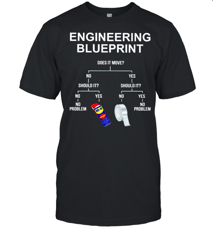 Engineering Blueprint does it move shirt Classic Men's T-shirt