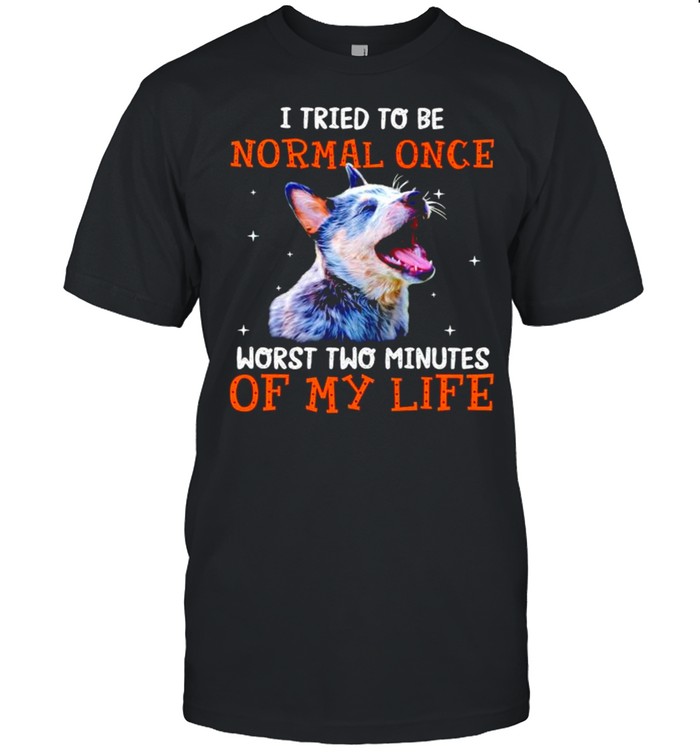 Heeler I tried to be normal once worst two minutes of my life shirt