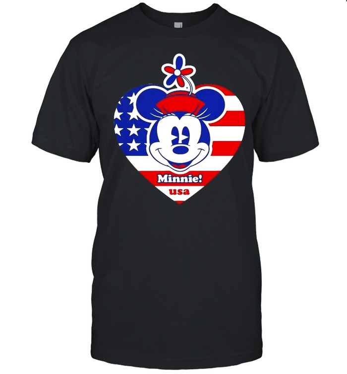 Disney Minnie Mouse Americana Usa T-shirt Classic Men's T-shirt