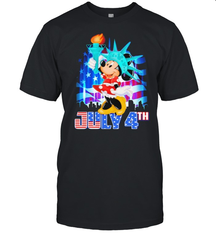 July 4th Independence Minnie Mouse disney  Classic Men's T-shirt