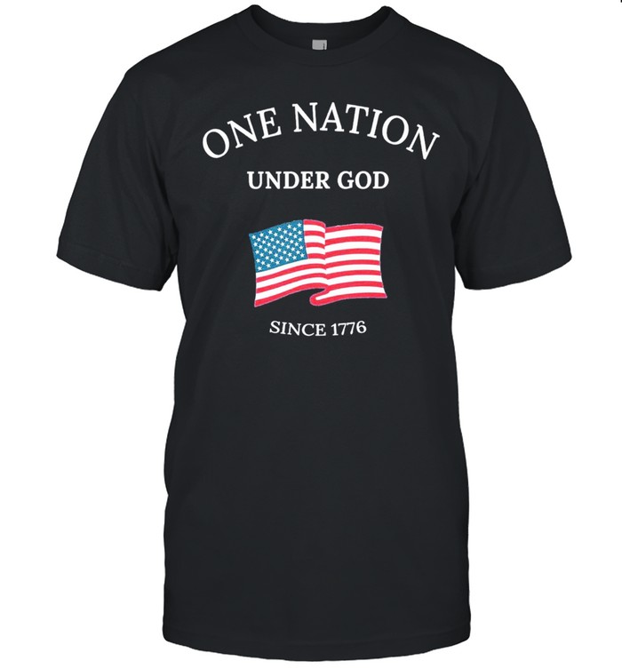 One nation under god since 1776 American flag shirt Classic Men's T-shirt