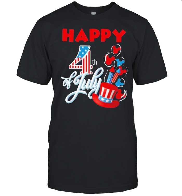 Mickey Mouse happy 4th of july America shirt Classic Men's T-shirt