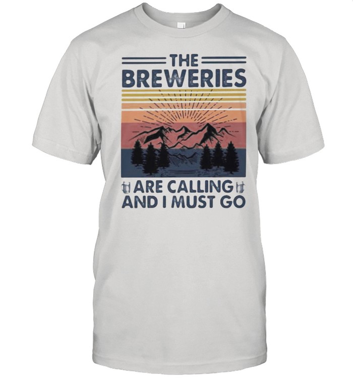 The Breweries Are Calling And I Must Go Vintage  Classic Men's T-shirt