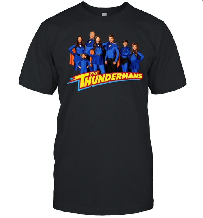 The Thundermans Family Group Shot Logo T-shirt Classic Men's T-shirt
