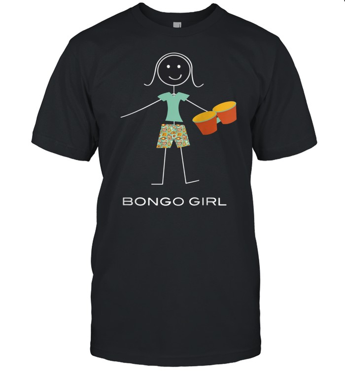 Bongo, Girl Musician shirt Classic Men's T-shirt