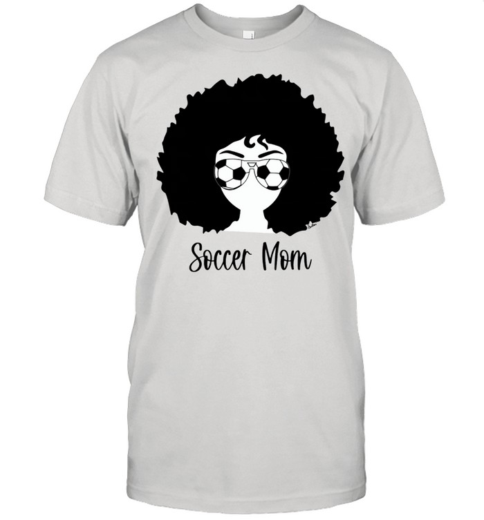 Curly Hair Soccer Sunglasses Silhouette shirt Classic Men's T-shirt