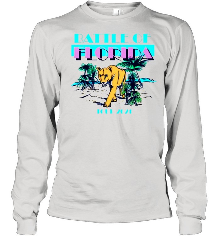 Lion Battle of Florida tour 2021 shirt Long Sleeved T-shirt