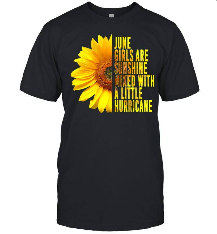 une GIRLS ARE SUNSHINE MIXED HURRICANE Sunflower shirt Classic Men's T-shirt