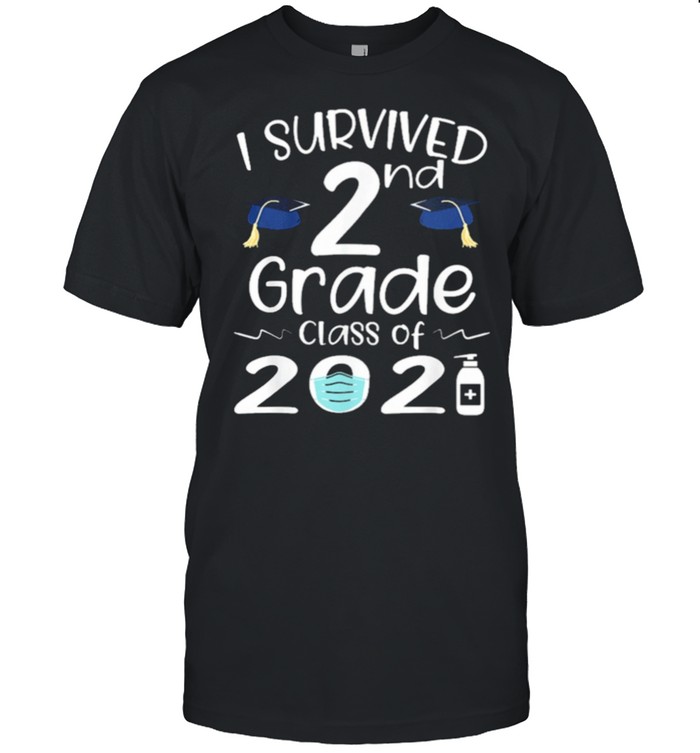 I Survived 2nd Grade Class Of 2021 Second Grader Student  Classic Men's T-shirt