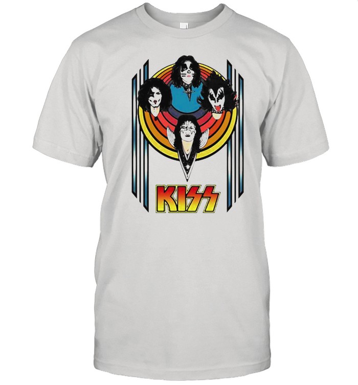 Kiss Vintage Rock band music shirt Classic Men's T-shirt