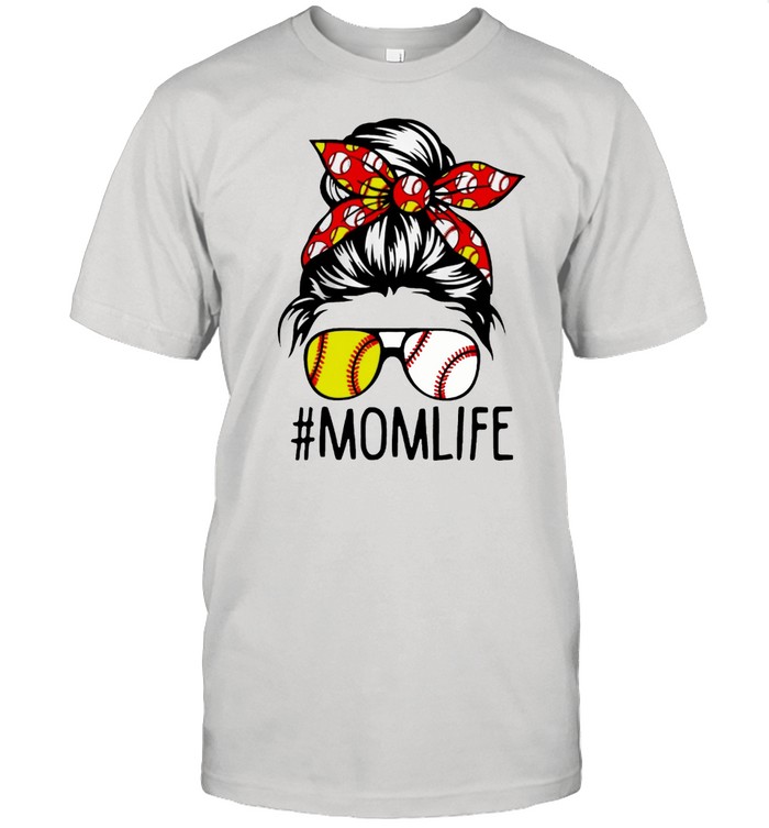 Mom Life Softball Girl  Classic Men's T-shirt