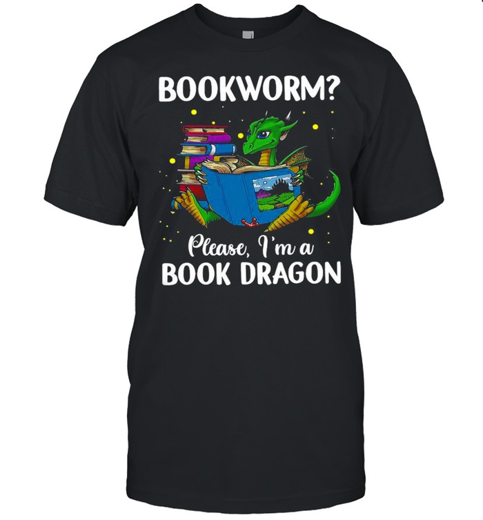 Dragon Bookworm Please I’m A Book Dragon  Classic Men's T-shirt