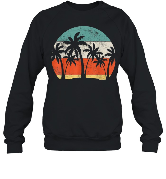 Coconut Tree Palm Vacation Tropical Summer shirt Unisex Sweatshirt