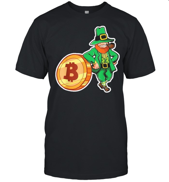Lucky st patricks day irish bitcoin shirt