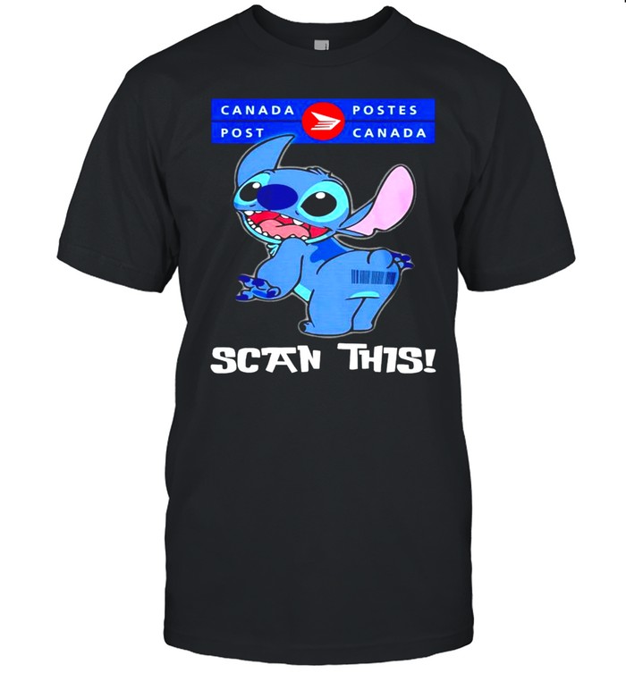 Stitch Canada Postes scan this shirt Classic Men's T-shirt