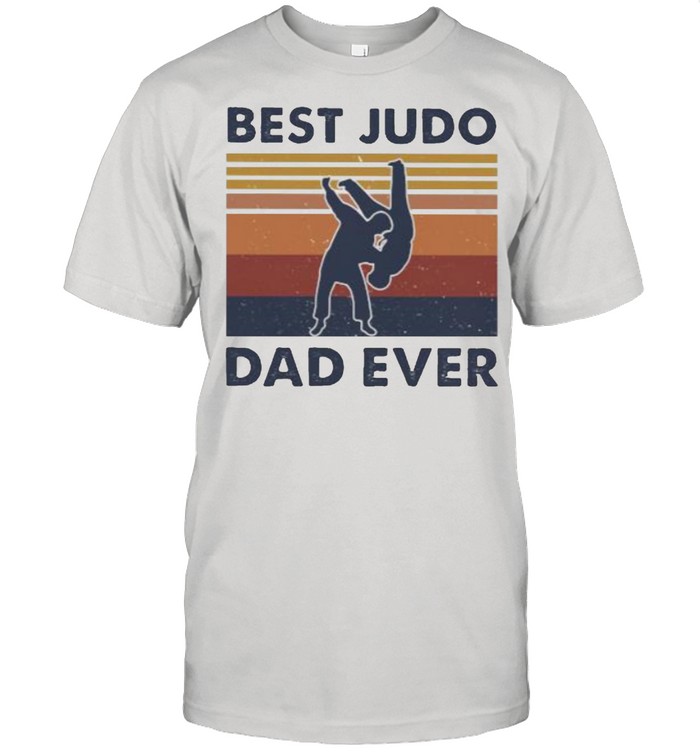 Best Judo Dad Ever Vintage Shirt