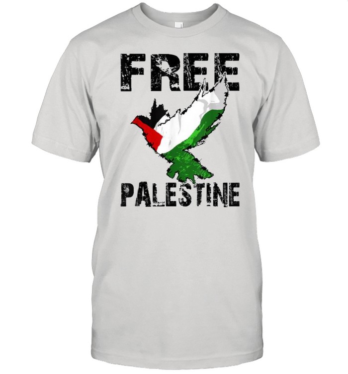 Free Palestine Palestinian Flag Bird Eagle Palestine T- Classic Men's T-shirt