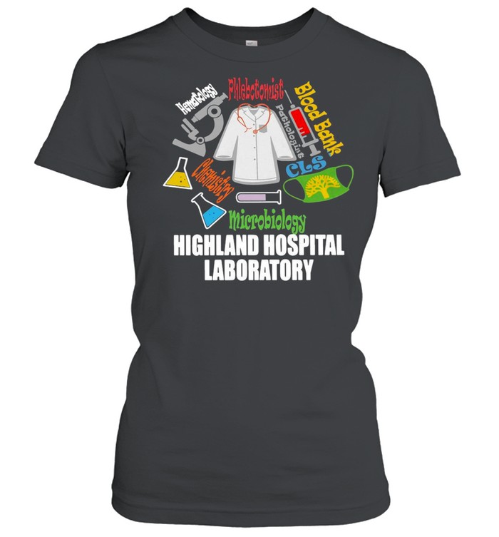 Blood Bank Microbiology Highland Hospital Laboratory T-shirt Classic Women's T-shirt
