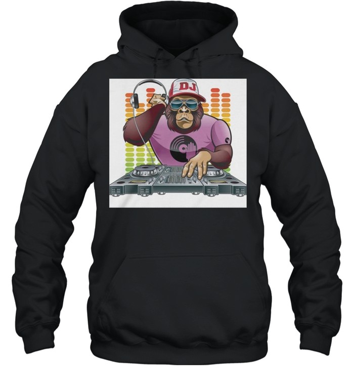 Bigfoot DJ shirt Unisex Hoodie