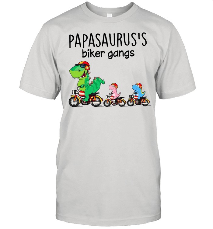 Papasaurus’s Biker Gangs Olivia James T-shirt Classic Men's T-shirt