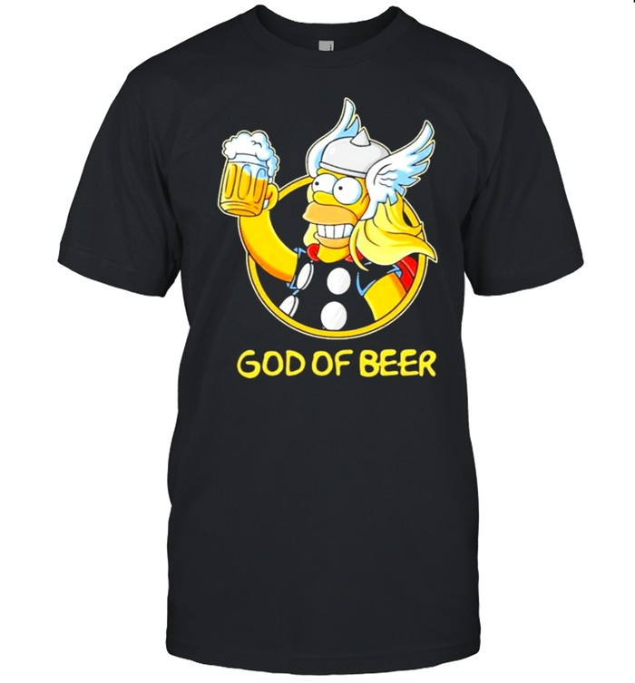The Simpsons god pf beer shirt Classic Men's T-shirt
