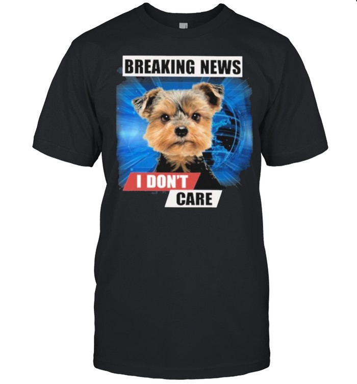 Yorkshire Terrier breaking news for yorkie lover shirt Classic Men's T-shirt