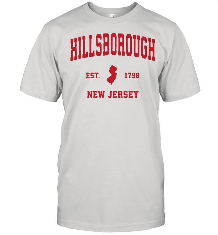 Hillsborough New Jersey 1798 NJ Vintage Sports  Classic Men's T-shirt