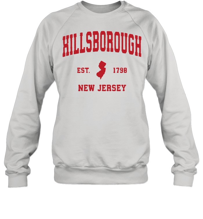 Hillsborough New Jersey 1798 NJ Vintage Sports  Unisex Sweatshirt