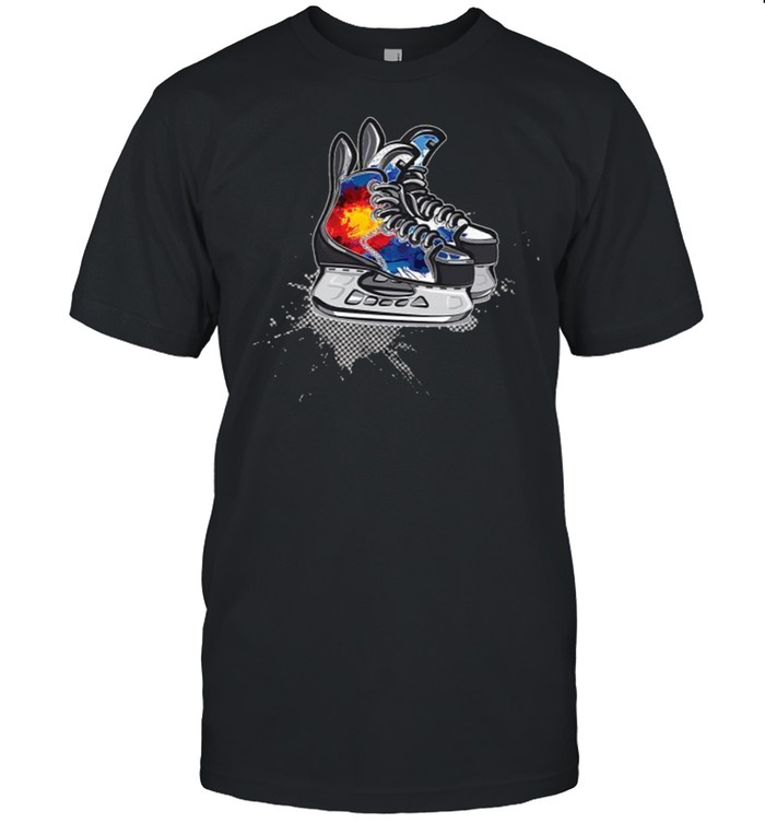 Colorado Hockey Skates T- Classic Men's T-shirt
