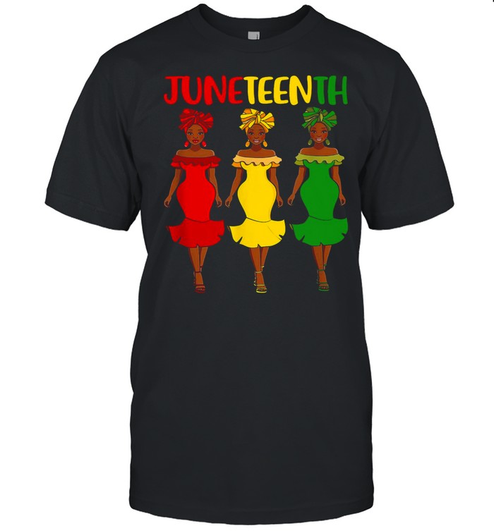 Juneteenth Melanin Black Women T-shirt