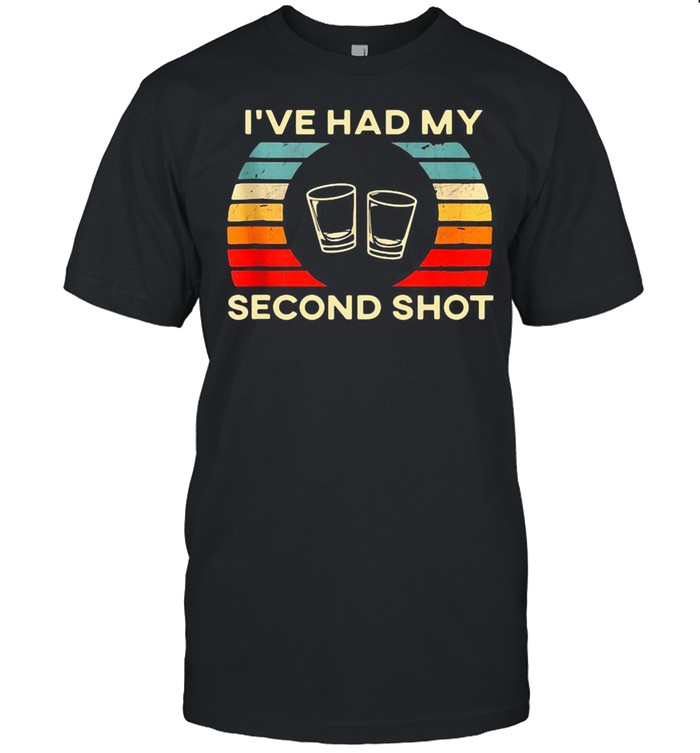 I’ve Had My Second Shot Vintage Retro T-shirt