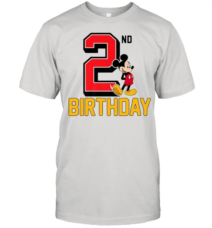 Disney Mickey Mouse My 2nd Birthday T- Classic Men's T-shirt