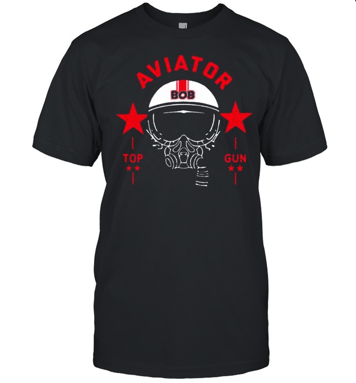 Top Gun Maverick Bob Aviator Helmet Stars  Classic Men's T-shirt