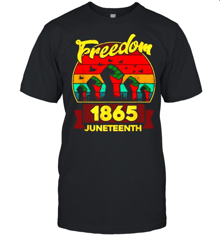 Freedom 1865 Juneteenth Vintage T- Classic Men's T-shirt