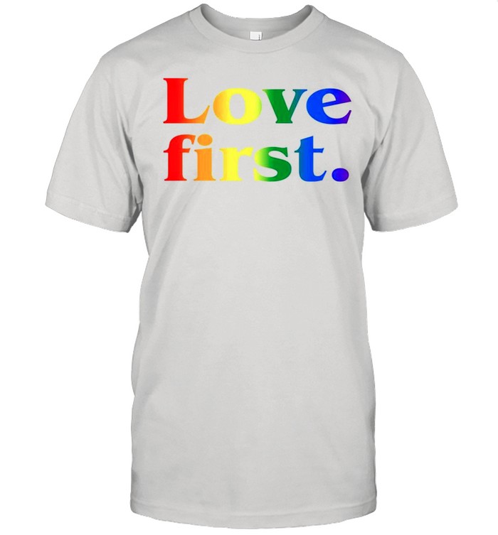LGBT love first shirt Classic Men's T-shirt